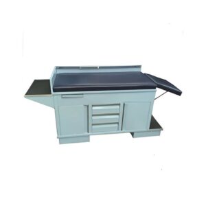 Mesa para exploración pediátrica esmaltada