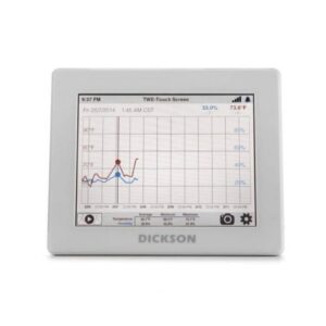 Data Logger con pantalla táctil de 8 pulgadas y descarga USB
