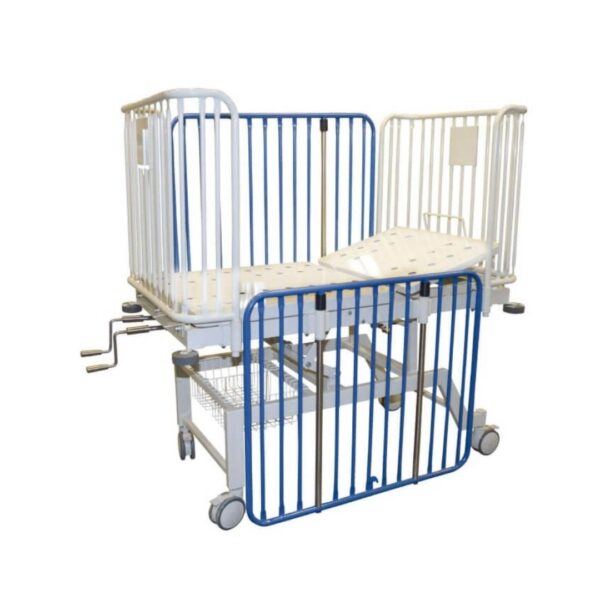 Cama cuna pediátrica mecánica modelo EC03006