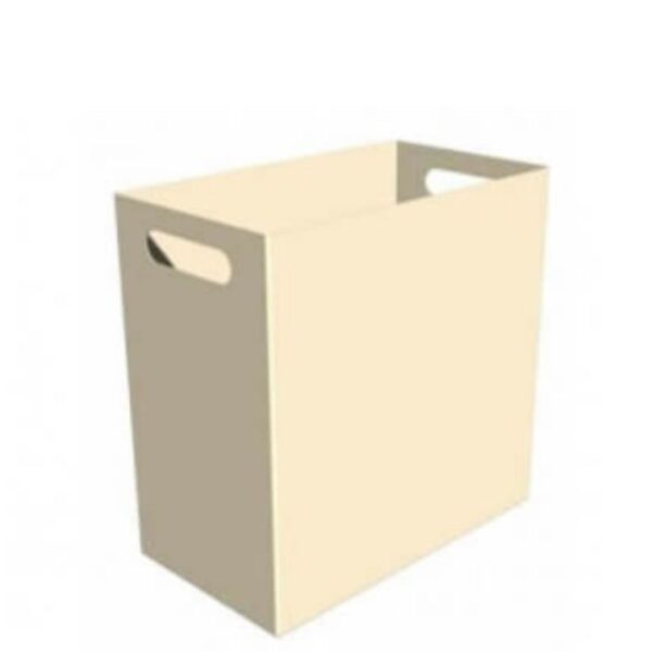 Cesto papelero de acero inoxidable