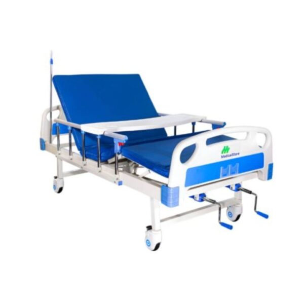Cama Hospitalaria Manual con Colchón Seccionado